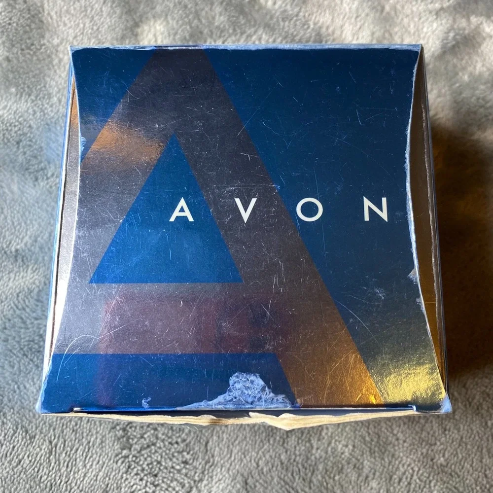 Avon Cuff Watch Antiqued Textured Quartz, With Original Box